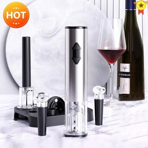 Electric Wine Opener Rechargeable Automatic Corkscrew Wine Bottle Opener with Foil Cutter & USB Charging Kitchen Tool Can Opener