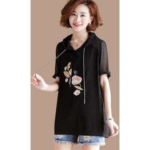 Fafallduo Women's Hooded T-shirts