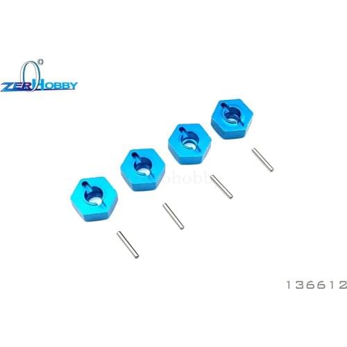 HSP HSP 136612(122042)Wheel Hex Nut 12MM Drive Hubs With Pins 02100 1/10 Upgrade Parts For 94122 94123