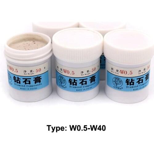 350~30000 Grit Jade Emerald Alloy Metal Grinding Tool Metal Grinding Tool Diamond Polishing Lapping Paste Jade Polishing Paste