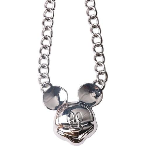 2021 Trendy Creative Mik Mouse Necklace Alloy Necklace Choker Necklace for Women Accessories Fashion Jewellery