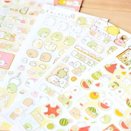 1 pcs/lot Corner bio stickers Aesthetic Stickers Decorative Ablum Diary Stickers For Children Stationery sticker aesthetics