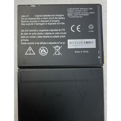 New Battery 3080mAh LI3831t43p4h826247 Battery For ZTE Grand X3 Z959 Warp 7 N9519 Mobile Phone Batteries