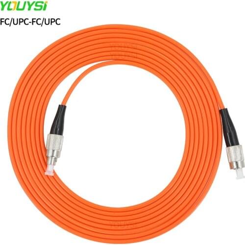 YOUYSI FC/UPC-FC/UPC Fiber Patch Cable FC-FC Multimode Fiber Jumper MM Simplex OM1/OM2 1m 2m 3m 5m 10m