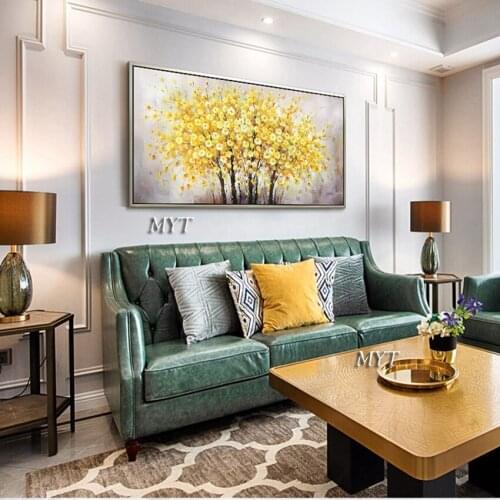 Hand-painted oil painting wall art painting abstract gallery hanging painting for the living room on canvas without a frame