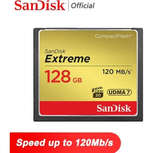 SanDisk Original Extreme SD Card 64GB SD 120MB/S CF High Speed Flash Memory Card 128GB CF SD Cards 32GB Full HD Video For Camera