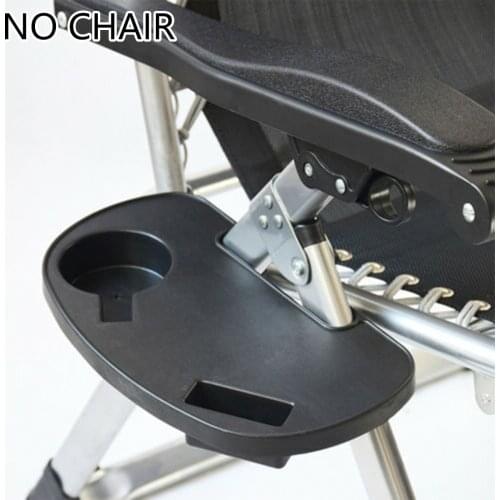 Folding Reclining Chair Clip On Side Table Cup Drink Holder Garden Lounger Tray Plastic Folding Only Chair Tray Phone Mug Holder