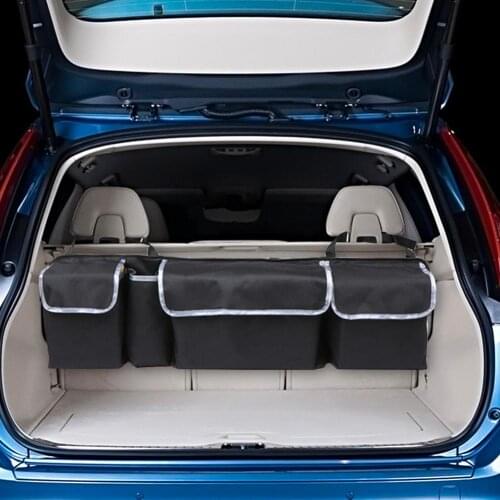 Car Rear Seat Multi Pockets Sundry Storage Bag Vehicle Trunk Accessory Organizer car Interior Accessories