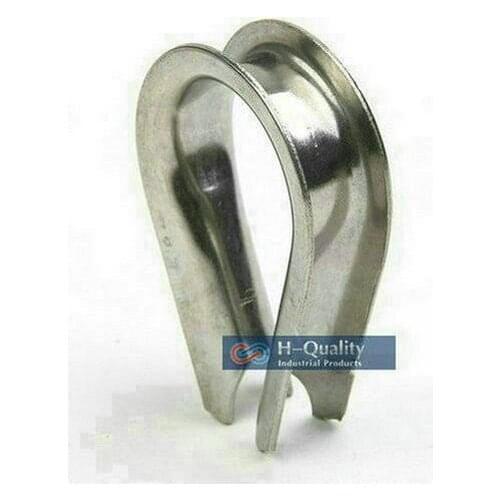 Heavy Duty Stainless Steel 304 DIN6899 Wire Rope Cable Thimbles M16