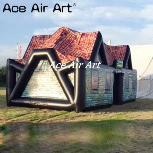 Factory supply huge inflatable pub tent house building tent air bar tent party tent for outdoor event/drinking promotion