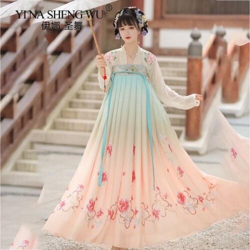 Women Chinese Dress Hanfu Girl Han Dynasty Dance Lady Fairy Oriental Ancient Prince Set Traditional Folk Costume Cosplay Clothes