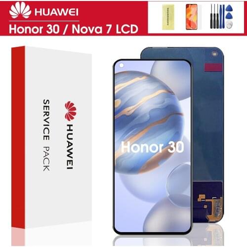 ORIGINAL 6.53" For Huawei Honor 30 LCD Display+Touch Screen Digitizer Assembly Replacement For Honor 30 LCD Display nova 7 LCD