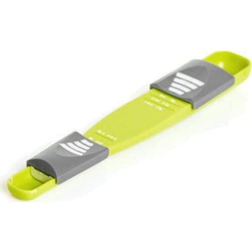 1pcs measure cup Double End Eight Stalls Adjustable Scale Measuring Spoons baking tool Kitchen accessories