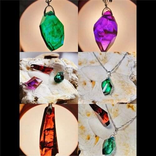 Crystal Stone Gem Silicone Molds Earrings Necklace Pendant 1pcs Epoxy Resin Mould For Diy Jewelry