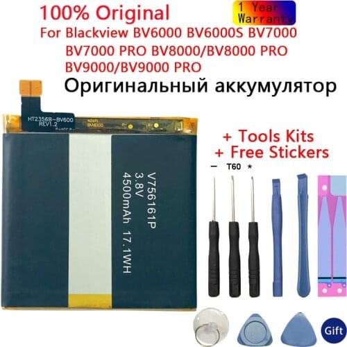 100% Original Battery For Blackview BV6000 BV6000S BV7000/BV7000 PRO BV8000/BV8000 BV9000 PRO Phone Latest Production