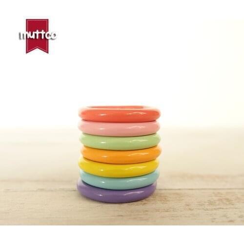 100pcs/lot D ring buckle Non-Welded D Rings 20mm webbing sewing zinc alloy metal crafts D rings stoving varnish metal 7 colours