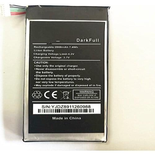 2000mAh cell phone Battery For WIKO DarkFull Battery Batterie Bateria Accumulator AKKU Mobile Phone with Repair Tools