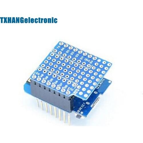 5PCS ProtoBoard Shield for WeMos D1 mini double sided perf board
