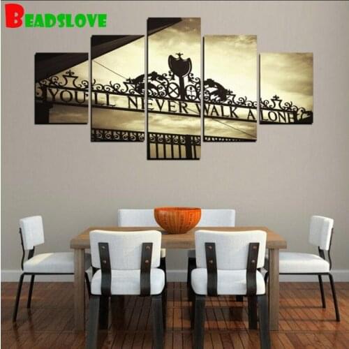 Diamond Painting Never walk alone Diamond Mosaic Full Drill Square/round Tools Diamond Embroidery Pictures Of Rhinestones