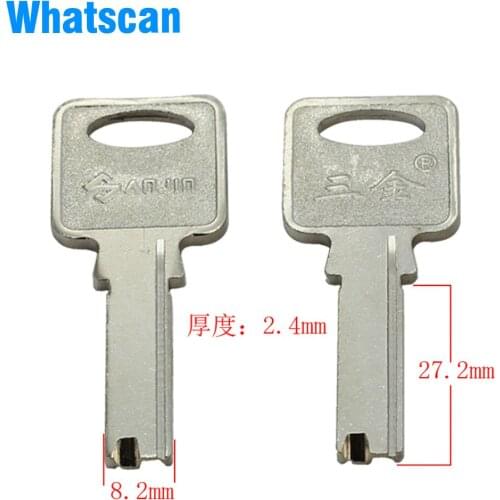 B342 Anti double pit electric single slot alignment Leju blank key