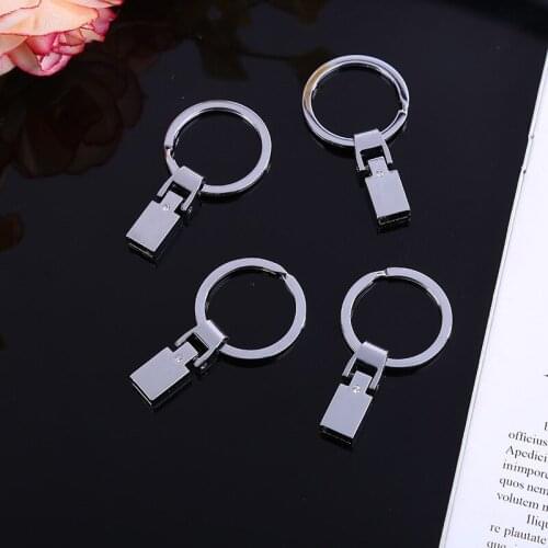5PCS 10MM Zinc Alloy Keychains Key Rings Fit 10MM Straps Strips Key Chain DIY Accessories For Handmade Jewelry