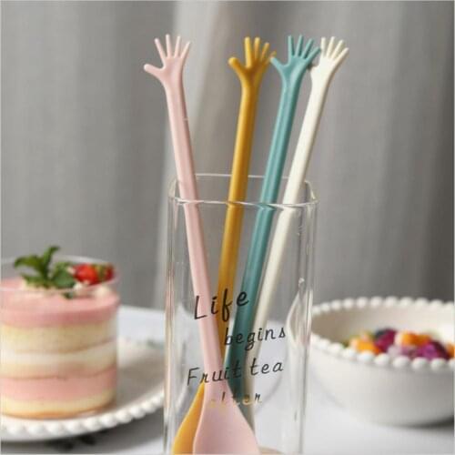 Fine Workmanship Smooth Edge Hot Chocolat Stirring Spoon for Kitchen