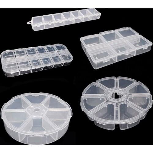 1Pc 6/8/10 Grid Plastic Pill Medicine Box Holder Storage Organizer Container Case Portable Waterproof Small Medicine Packing 040