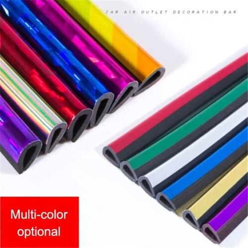 10 Pcs Car Accessories Air Conditioner Decoration Strip for Air Outlet Interior Universal Car Styling