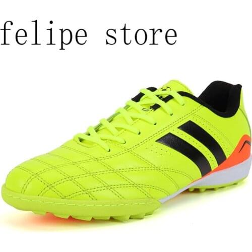 Youth Football Sneakers New Fashion Comfortable Professional Training Shoes Rubber Sole Non-Slip Wear-Resistant Soccer Shoes