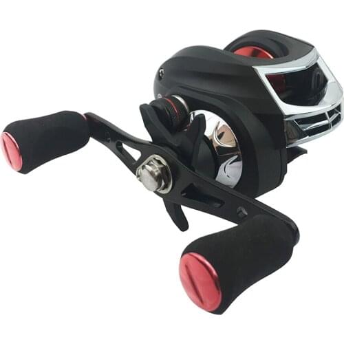 Baitcasting Reel High Speed 7.2:1 Gear Ratio 17+1BB Fresh/Saltwater Magnetic Brake System Ultralight Fishing Reel Right or Left