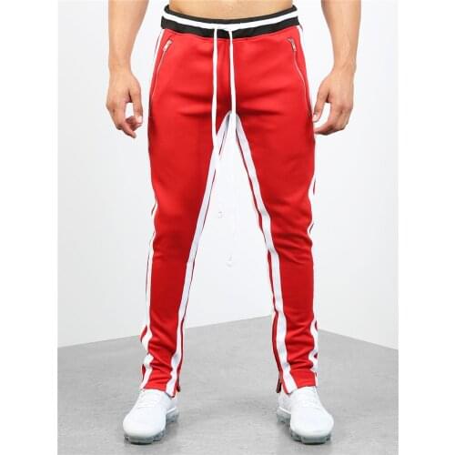Mens Outdoor Casual Sport Striped Pants 2021 Summer Jogging Hip Hop Workout Sweatpants Slim Fitness Running Trousers Size 3XL