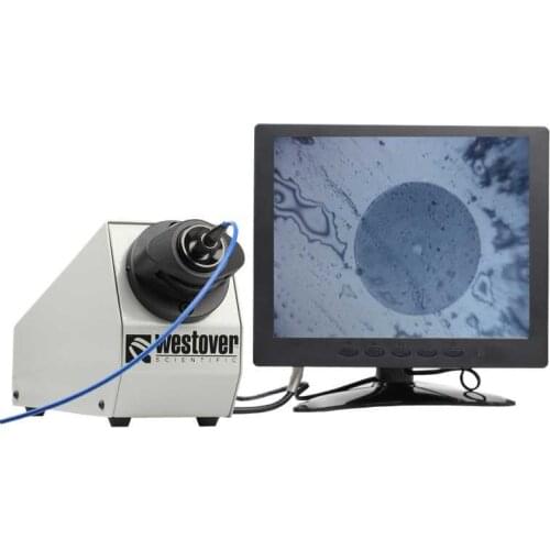 New 400X Fiber Microscope Fiber Optic Connector Endface Inspector Optical Cleaning Inspection Tool