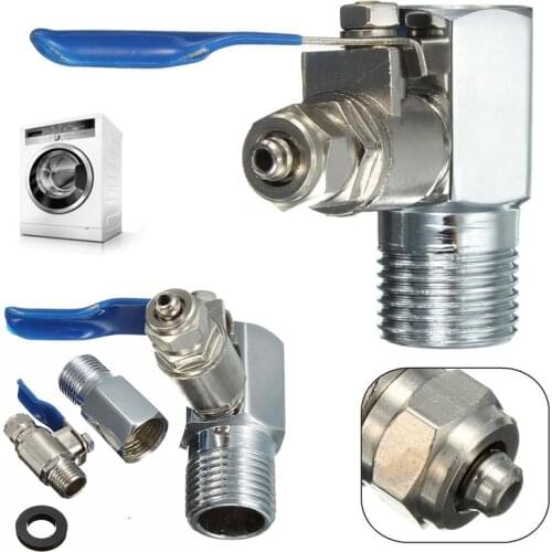 RO Feed Water Adapter 1/2" to 1/4" Ball Valve Reverse Faucet Tap DIY Home Water Adapters Bathroom Hardware Accessories