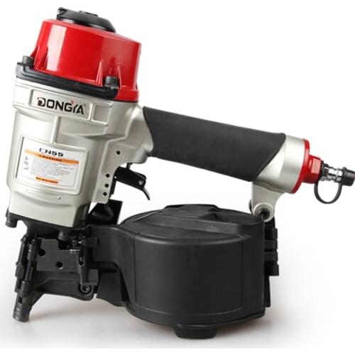Pneumatic Nail Gun CN55 CN70 CN80 CN90 For Wooden Box Nail Gun Roll Nail Grab Wood Tray Pneumatic Siding Coil Nailer Gun