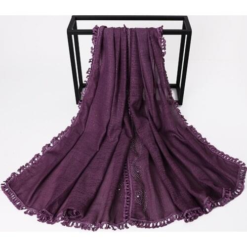 1 pcs Muslim Fashion Chiffon Hijab Lace Hot Diamond Sprinkle Gold Powder Headscarf For Women 12COLOR