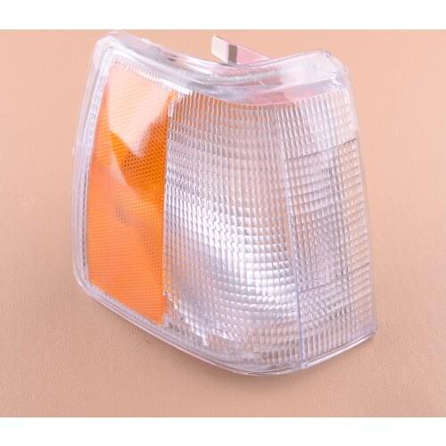 Right Car Front Parking Corner Marker Light Cover Turn Signal Driving Lamp Cap Fit for Volvo 940 960 740 1992 13696109 VO2521105
