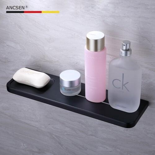 Bathroom Shelf Shower Board Cosmetics/Shampoo/Soap Dish Rack Kitchen Storage Holder Black/Gold/Silver Wall Mount Bathroom Ware