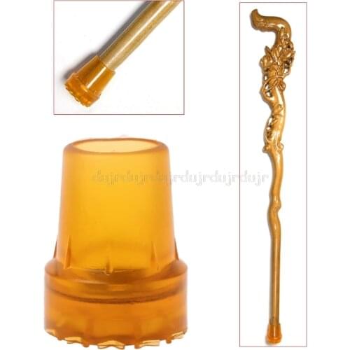 Rubber Walking Hiking Stick Accessories Trekking Pole Tip Protector Crutch Pad D11 19 Dropship