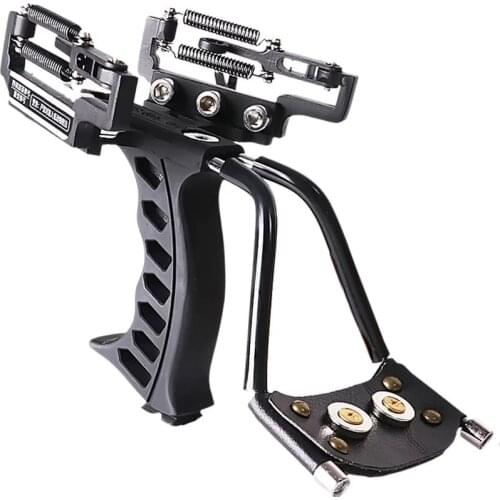 Heavy slingshot with wrist rest powerful hunting laser slingshot catapult hunting shooting accessories shooting fishing gear