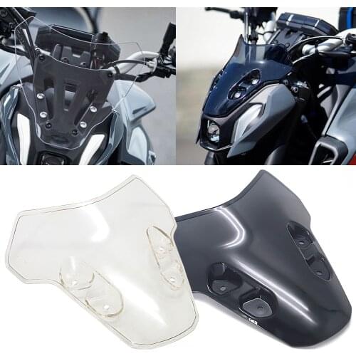 Windscreen Windshield Deflectors Wind Shield Screen Protector Motorcycle Accessories For Yamaha MT07 MT-07 MT 07 Tracer 2021