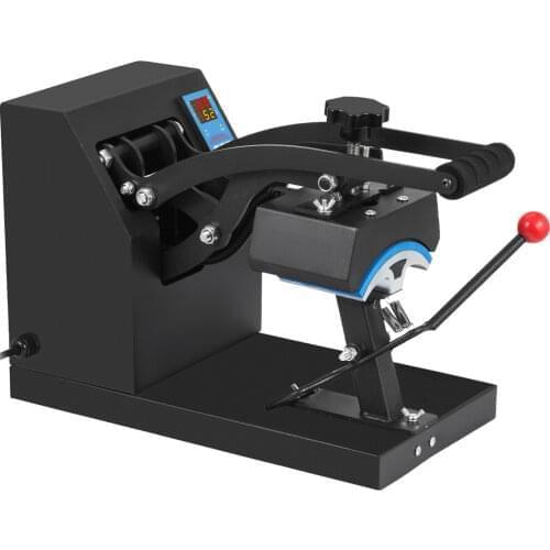 VEVOR 7" x 3.5" Economic Clam Cap Hat Heat Press Machine Print Transfer Sublimation DIY Tool