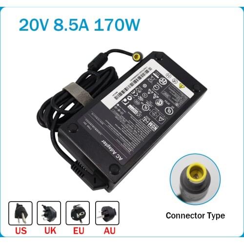 AC Adapter Charger For Lenovo ThinkPad W520 W530 20V 8.5A 170W 0A36227 57Y6549,57Y6547,57Y6556,41A9734,41A9732,ADP-120L