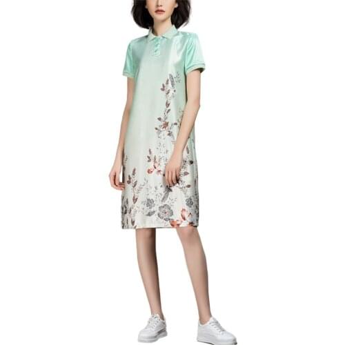 2021 Summer Loose Casual Comfortable Short Sleeve Straight Dress for Women