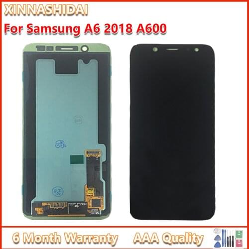 LCD A6 For Samsung Galaxy A6/A6 Plus A6+ 2018 A600F A600FN A605F LCD Display Touch Screen Assembly Replacement