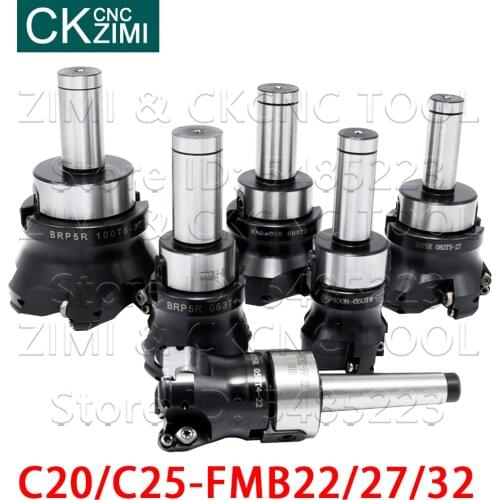 1PC C20 C25 FMB22 FMB27 FMB32 C20-FMB22 C20-FMB27 C20-FMB32 C25-FMB22 CNC lathe shank tool holder for Face Mill BAP300R EMR KM12