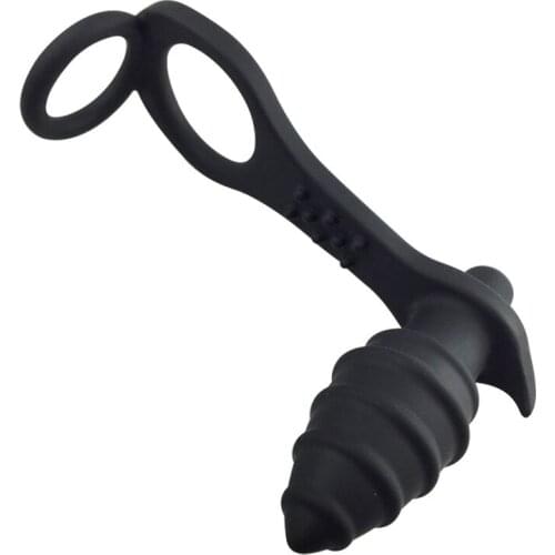 10 Frequency Silicone Male Vibrator Anal Plug Penis Prostate Massager Adult Sex Toys