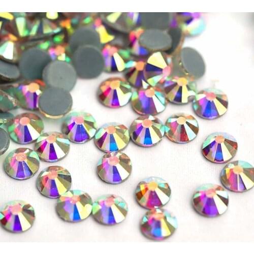 10bags SS16(3.8-4.0MM) AB Color Crystal DMC Hot Fix Stones Glass Hot Fix Rhinestones Free Shipping