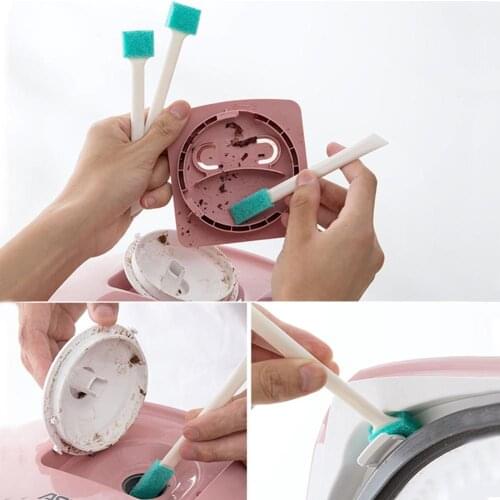 3pcs Kitchen Sink Groove Gas Stove Slot Cleaning Brushes Dead Angle Cleaner