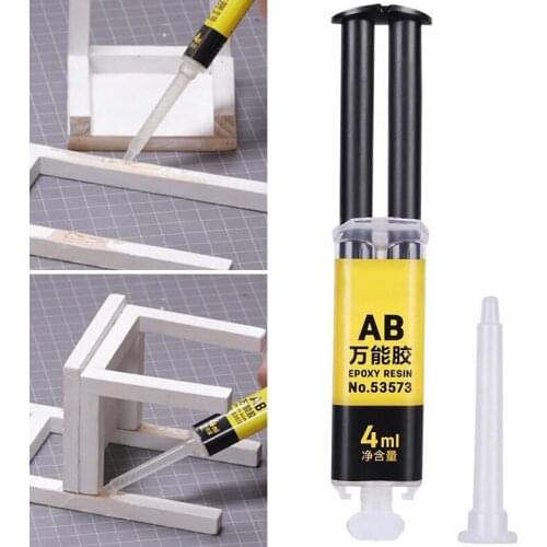 4ml Universal Epoxy Resin AB Glue Strong Adhesive Repair for Glass Ceramics Plastic Hogard JA11