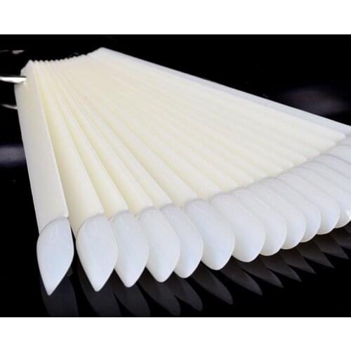 50pcs/batch art fake nail skills VENALISA gel paint color plastic display stand polish table high quality